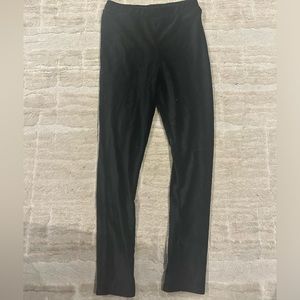 black soft velvet/ fleece almost